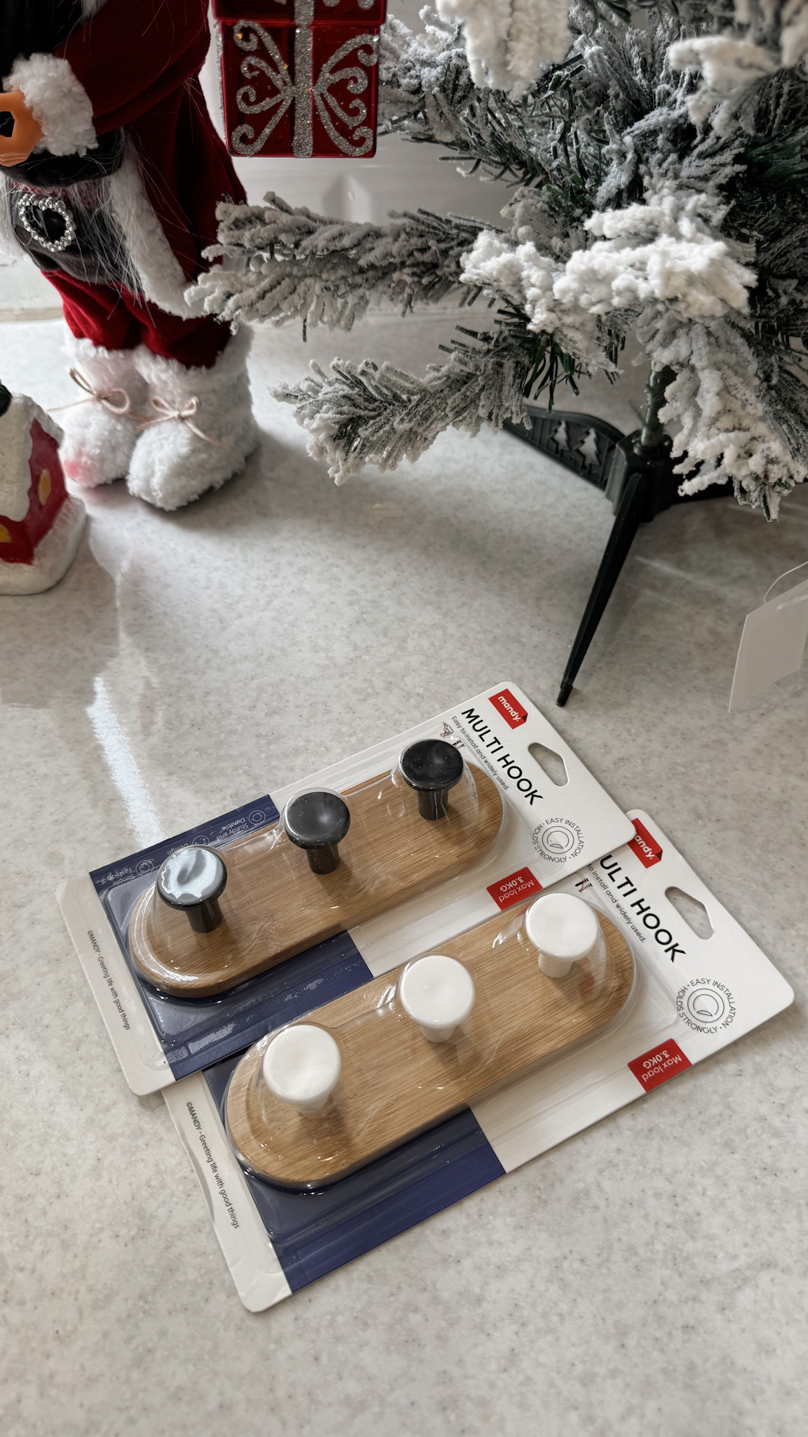 هوک بامبو سه عددی دکمه فلزی