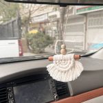 آویز مکرومه دارچین
