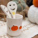 جا قاشقی استوانه سرامیکی کدو